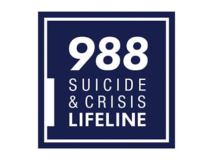 988 Suicide and Crisis Lifeline logo
